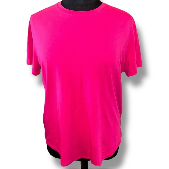 NWT LULULEMON Love Curved-Hem Crewneck T-Shirt - Passionate 16 - Picture 2 of 13